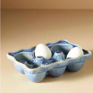 Anthropologie Old Havana Egg Crate in blue NWT